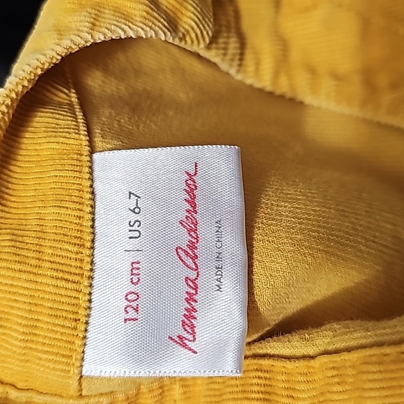 Hanna Andersson girls dress 6-7 t - Picture 4 of 4